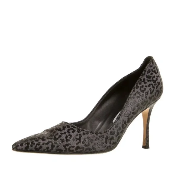 Manolo Blahnik Animal Print Pumps - Picture 1 of 4